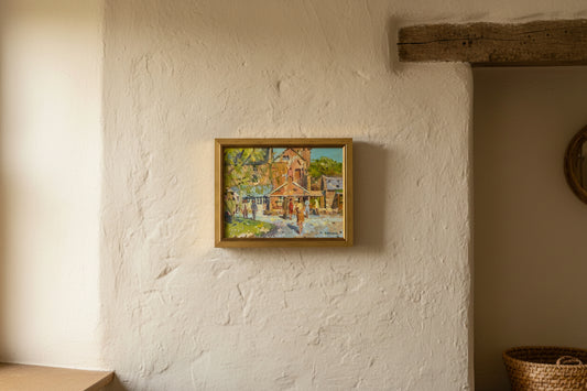 Keith Gardner RCA Framed Original Oil Painting Brimstage Hall Wirral Signed