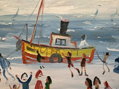 Simeon Stafford colourful Cornish coastal painting