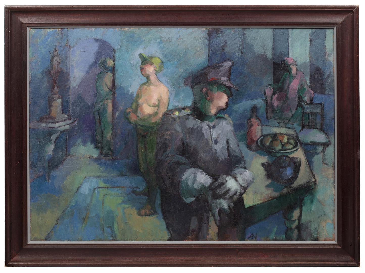Annie Newnham (d.2010) - Act I Scene II - Oil on Canvas