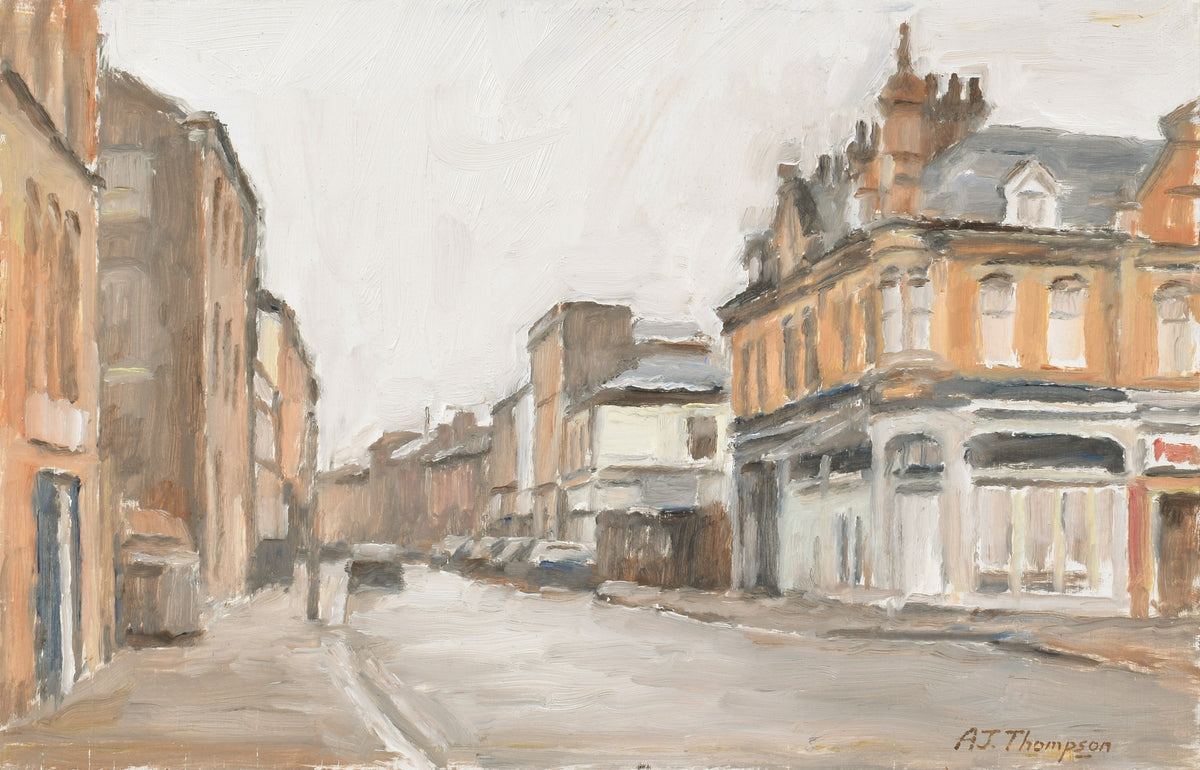 Alan J. Thompson (b.1940) - Stamford Street, Ashton