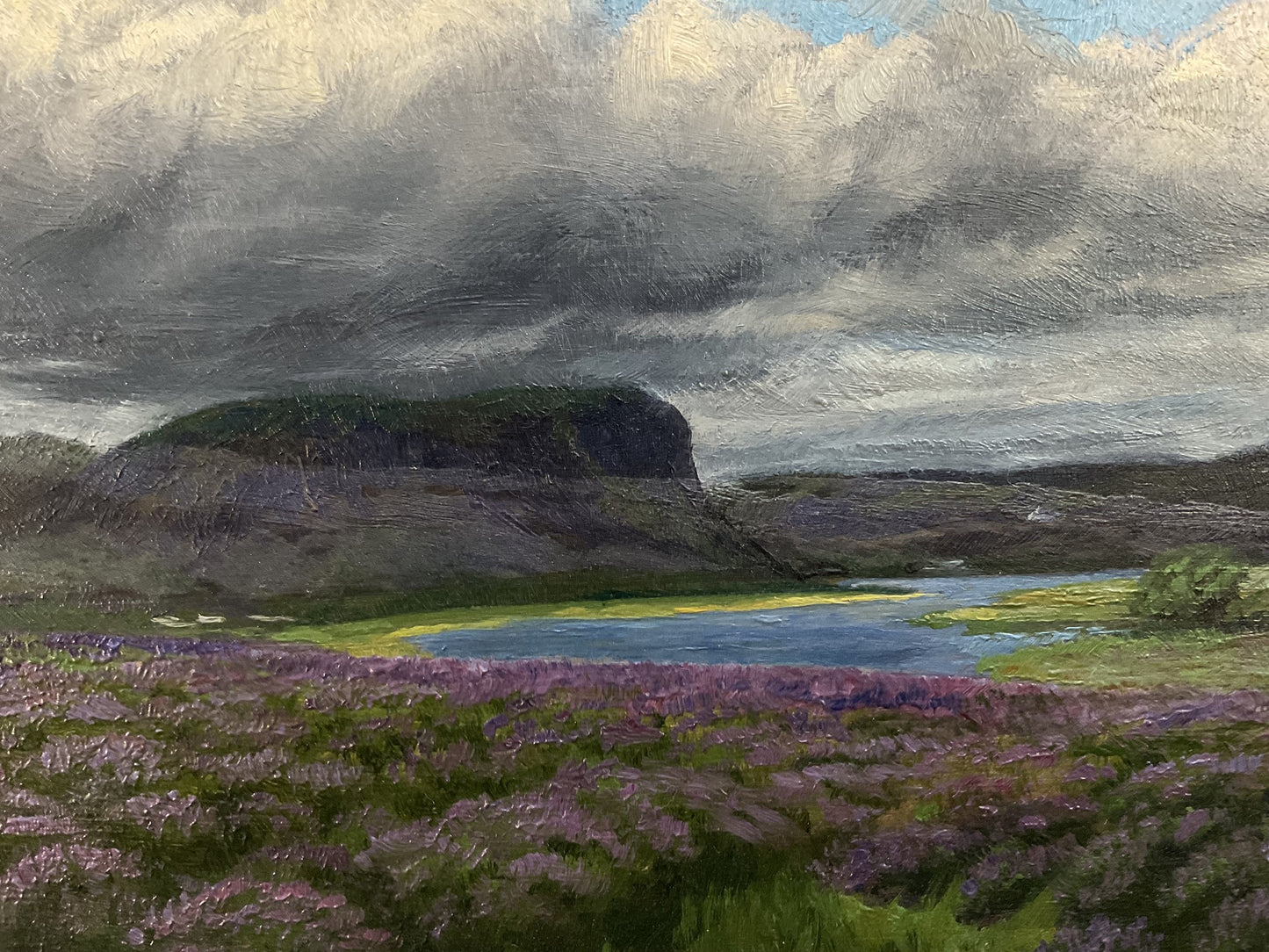 Edmund Caldwell - 1911 Original Oil on Board Scottish Highland Landscape