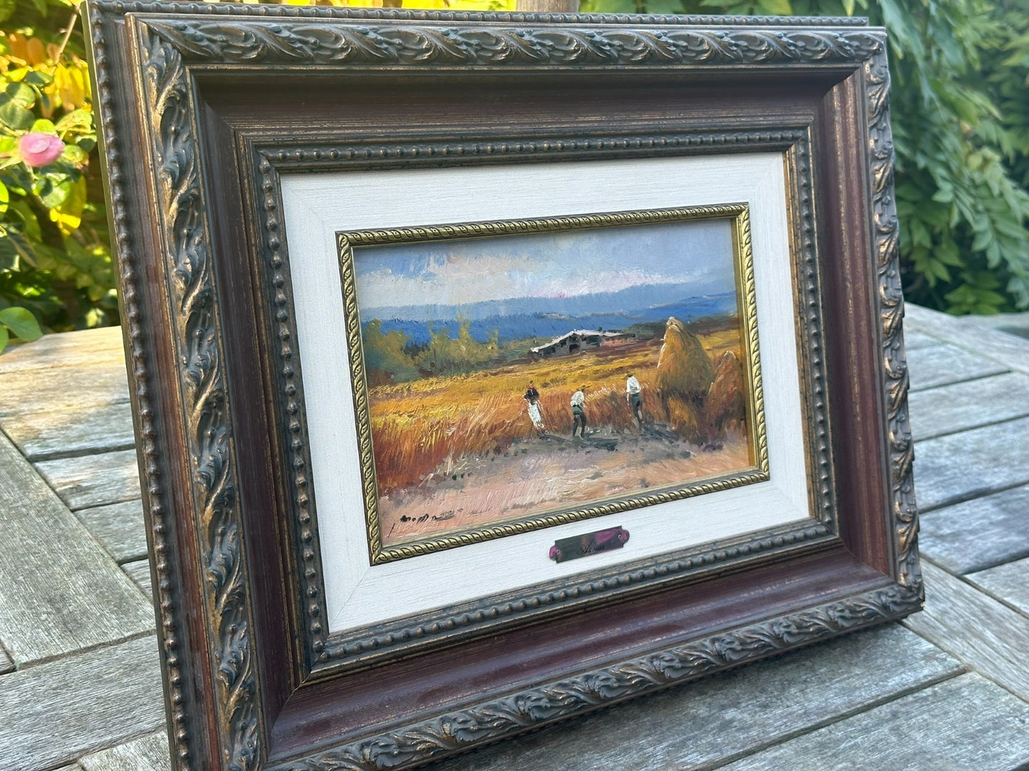 M. Aznar - Beautiful Original Oil Painting – Signed Rural Spanish Landscape