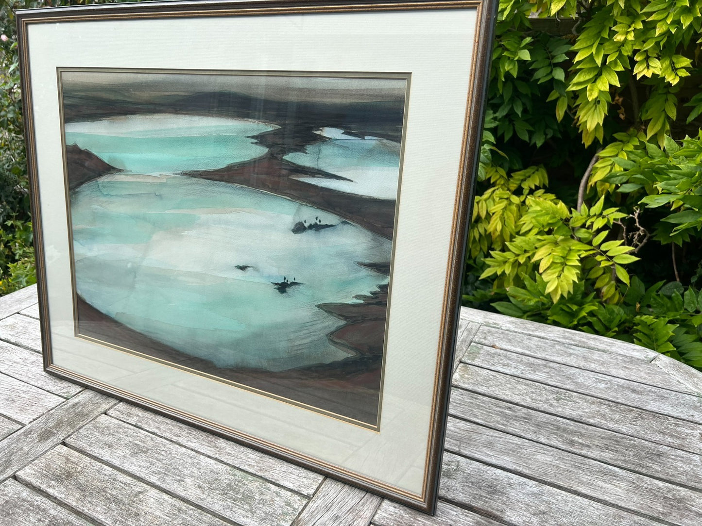 Stunning Gregor McFarlane Smith RSW Watercolour Lochan Rannoch Moor Signed