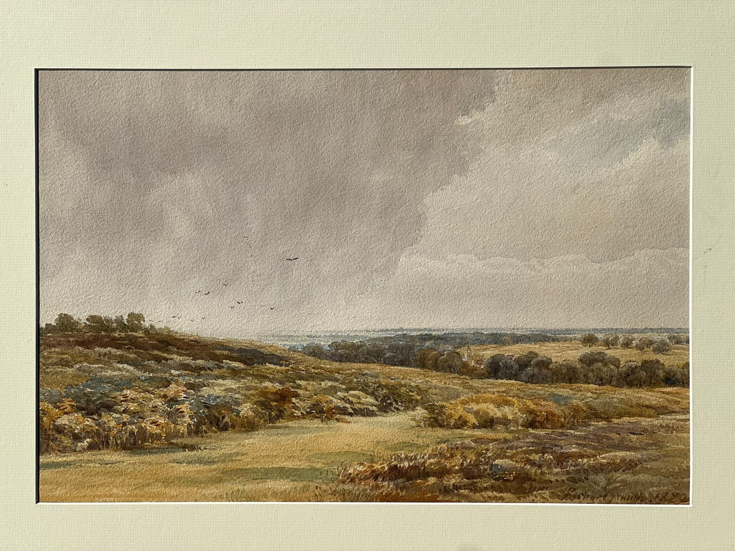Richard Smith 1882 Original Signed Watercolour - Stunning Condition 33x48cm