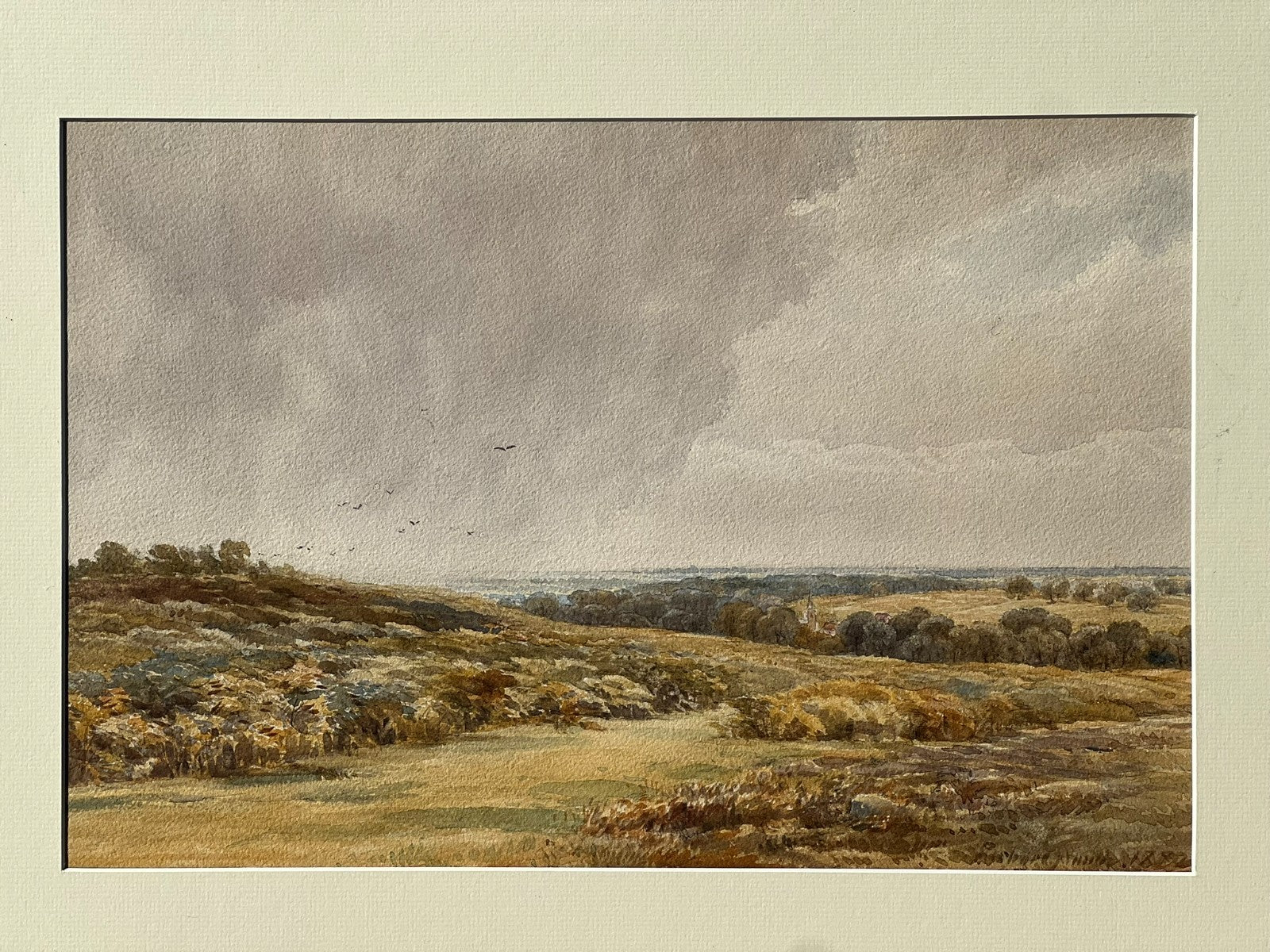 Richard Smith 1882 Original Signed Watercolour - Stunning Condition 33x48cm