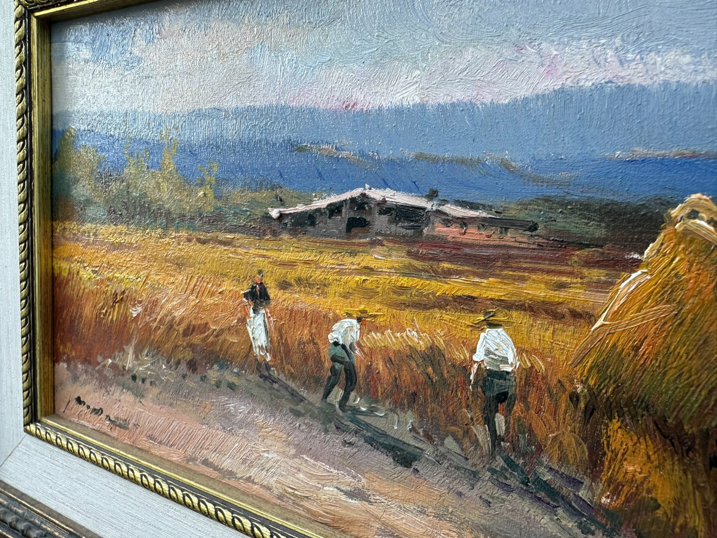 M. Aznar - Beautiful Original Oil Painting – Signed Rural Spanish Landscape