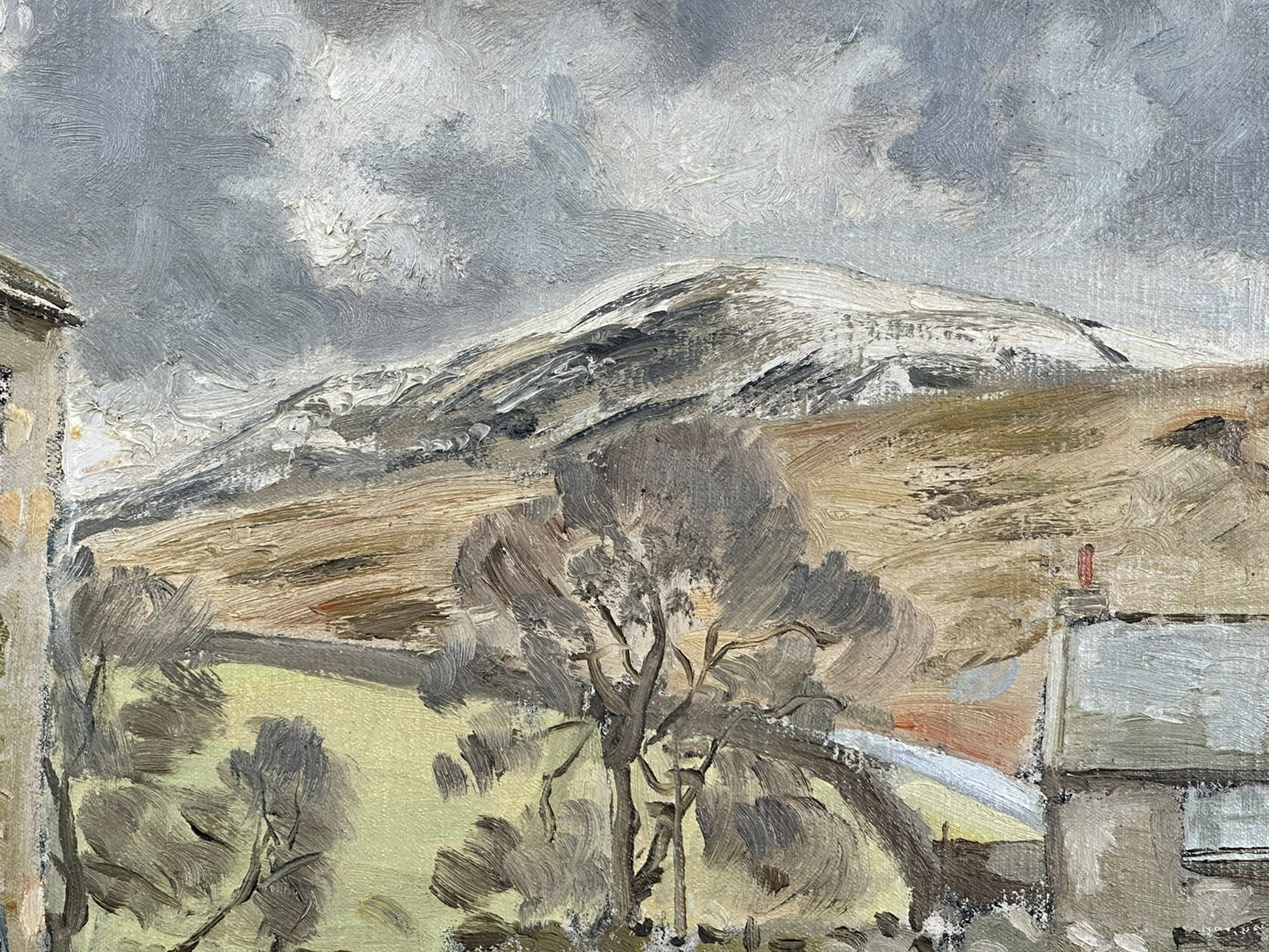 Original Thomas Kerkham Oil Painting - Swaledale Yorkshire Dales - Slade School