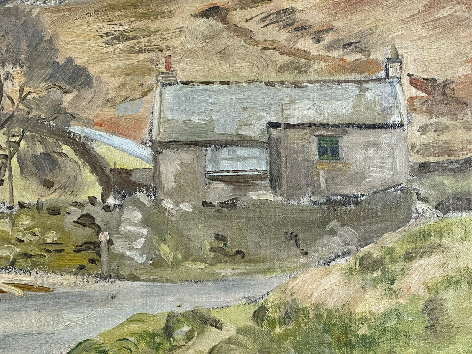 Original Thomas Kerkham Oil Painting - Swaledale Yorkshire Dales - Slade School
