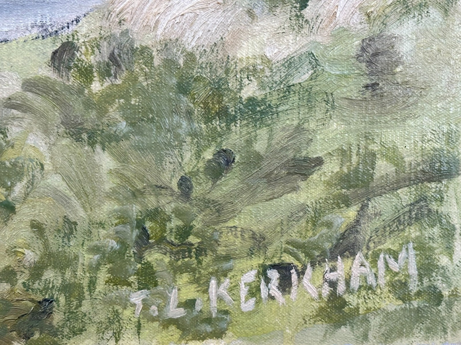 Original Thomas Kerkham Oil Painting - Swaledale Yorkshire Dales - Slade School