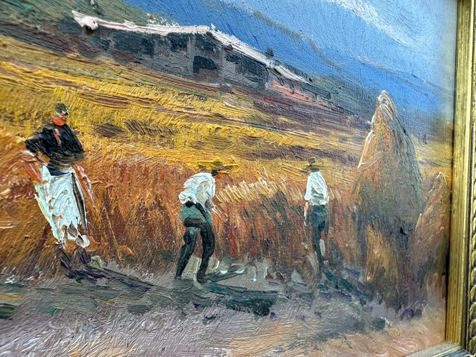M. Aznar - Beautiful Original Oil Painting – Signed Rural Spanish Landscape