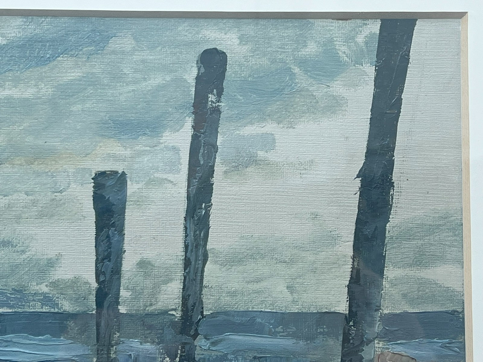 Frank Adcroft Oil ‘Cellardyke’ 40x30cm Signed Original Scottish Seascape