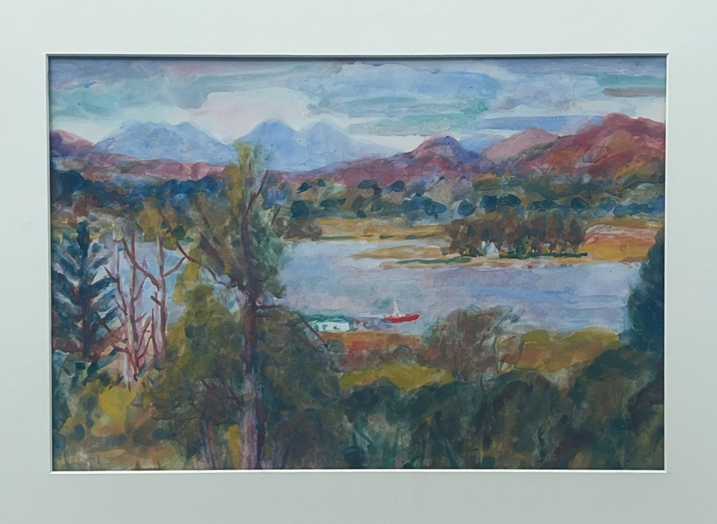 Pair of Large Donald Moodie RSA (Scottish) Watercolour Landscapes Framed