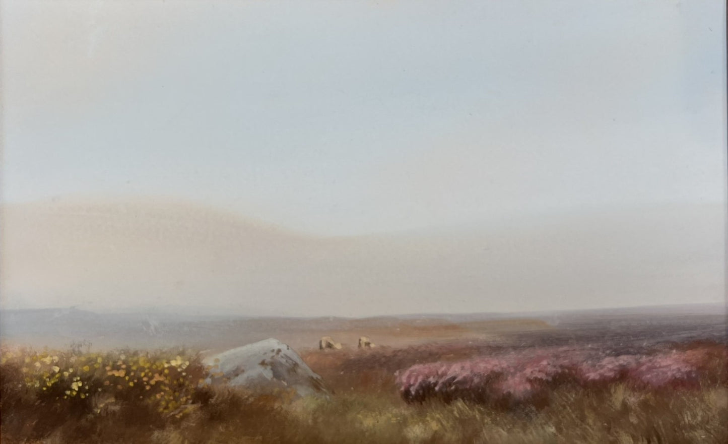 Pair of R. W. Holman Dartmoor Gouache Paintings – Yar Tor & Taw Marshes, 1924