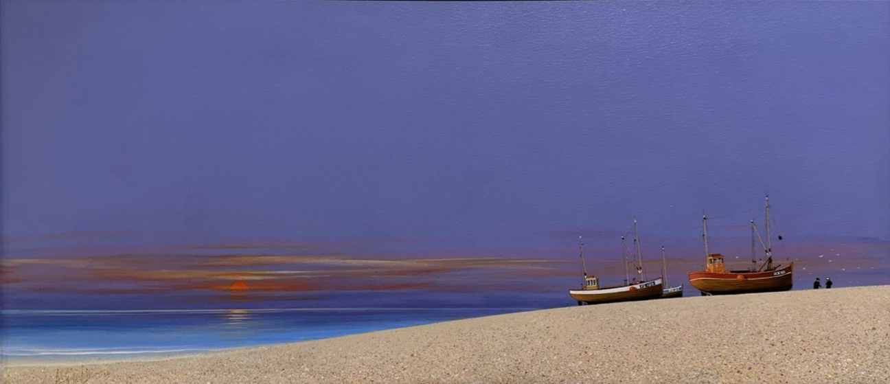 Alex Jawdokimov Large Original 2004 Oil, from Acclaimed High & Dry Series 90x40