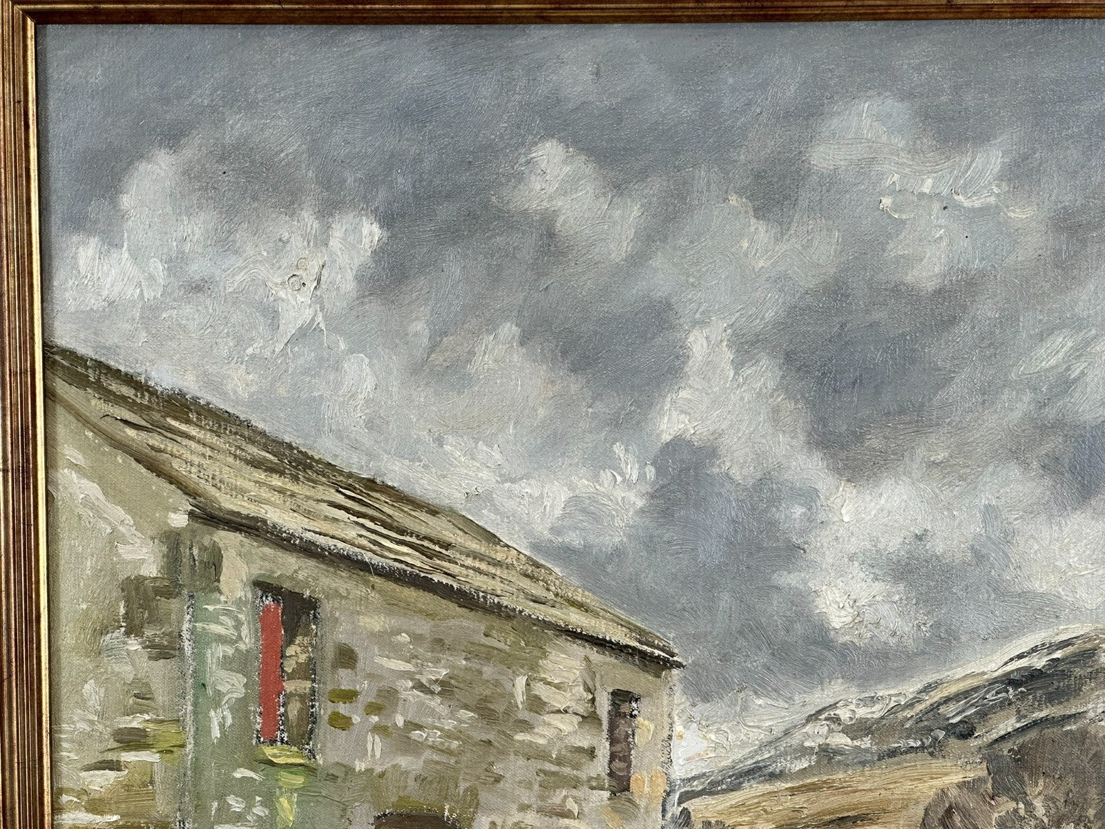Original Thomas Kerkham Oil Painting - Swaledale Yorkshire Dales - Slade School