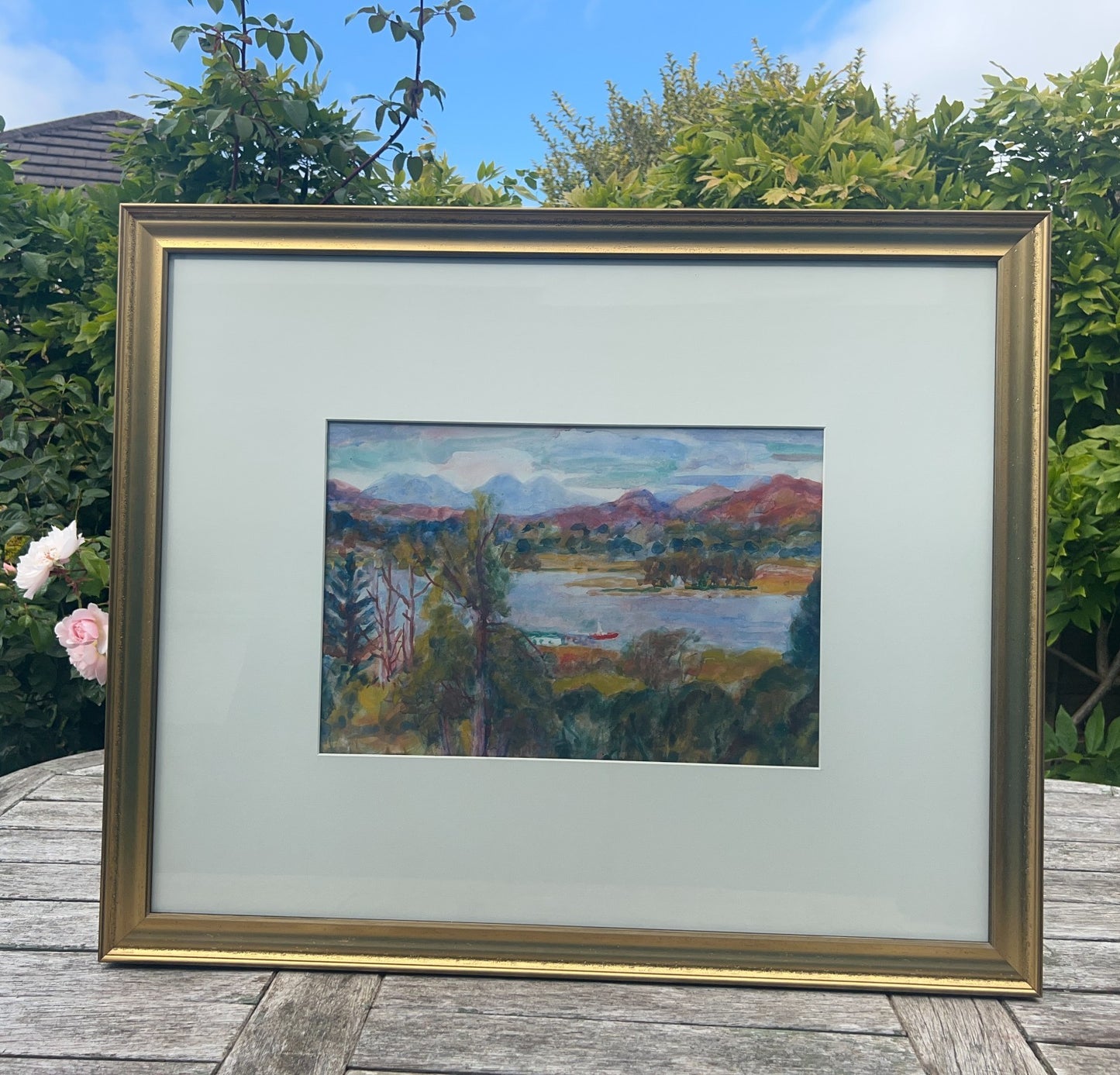 Pair of Large Donald Moodie RSA (Scottish) Watercolour Landscapes Framed