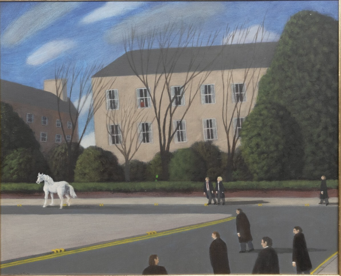 James Tweedie RGI (Glasgow Group) The Dream Horse 2008, 61x51cm Oil on Board