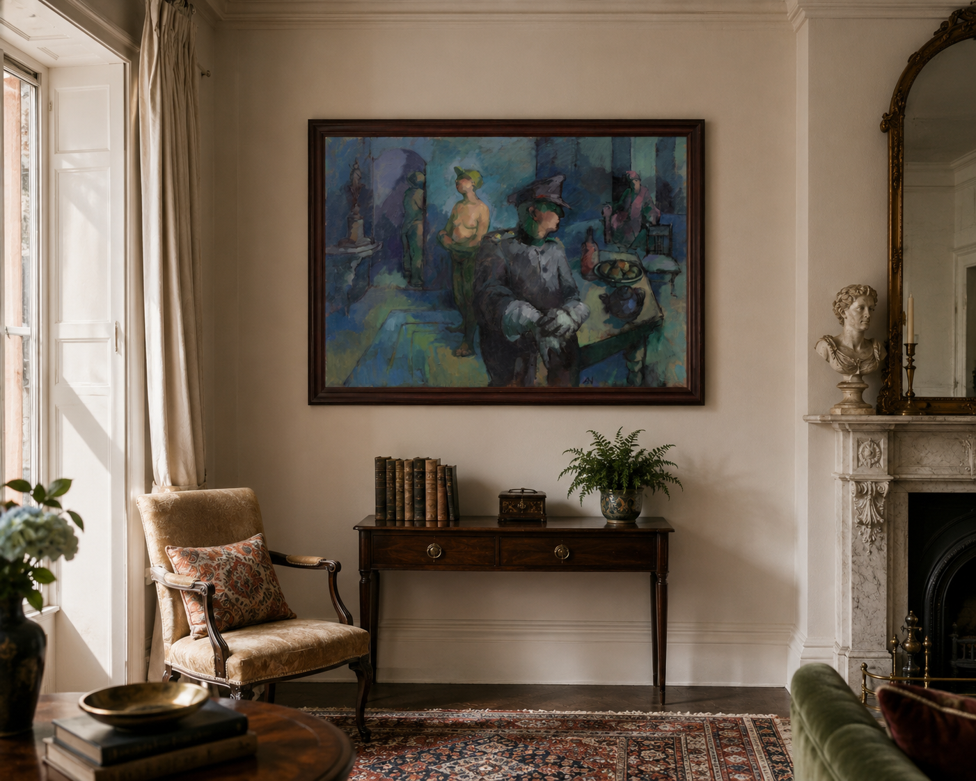 Annie Newnham (d.2010) - Act I Scene II - Oil on Canvas