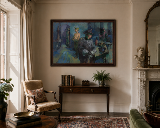 Annie Newnham (d.2010) - Act I Scene II - Oil on Canvas