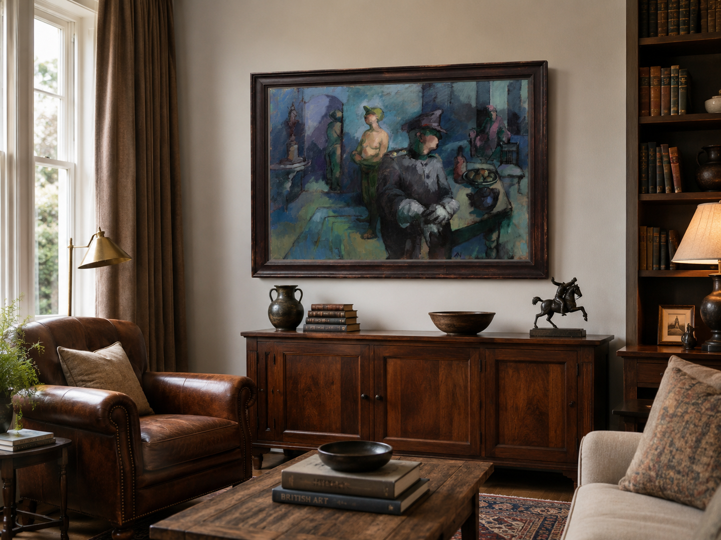 Annie Newnham (d.2010) - Act I Scene II - Oil on Canvas