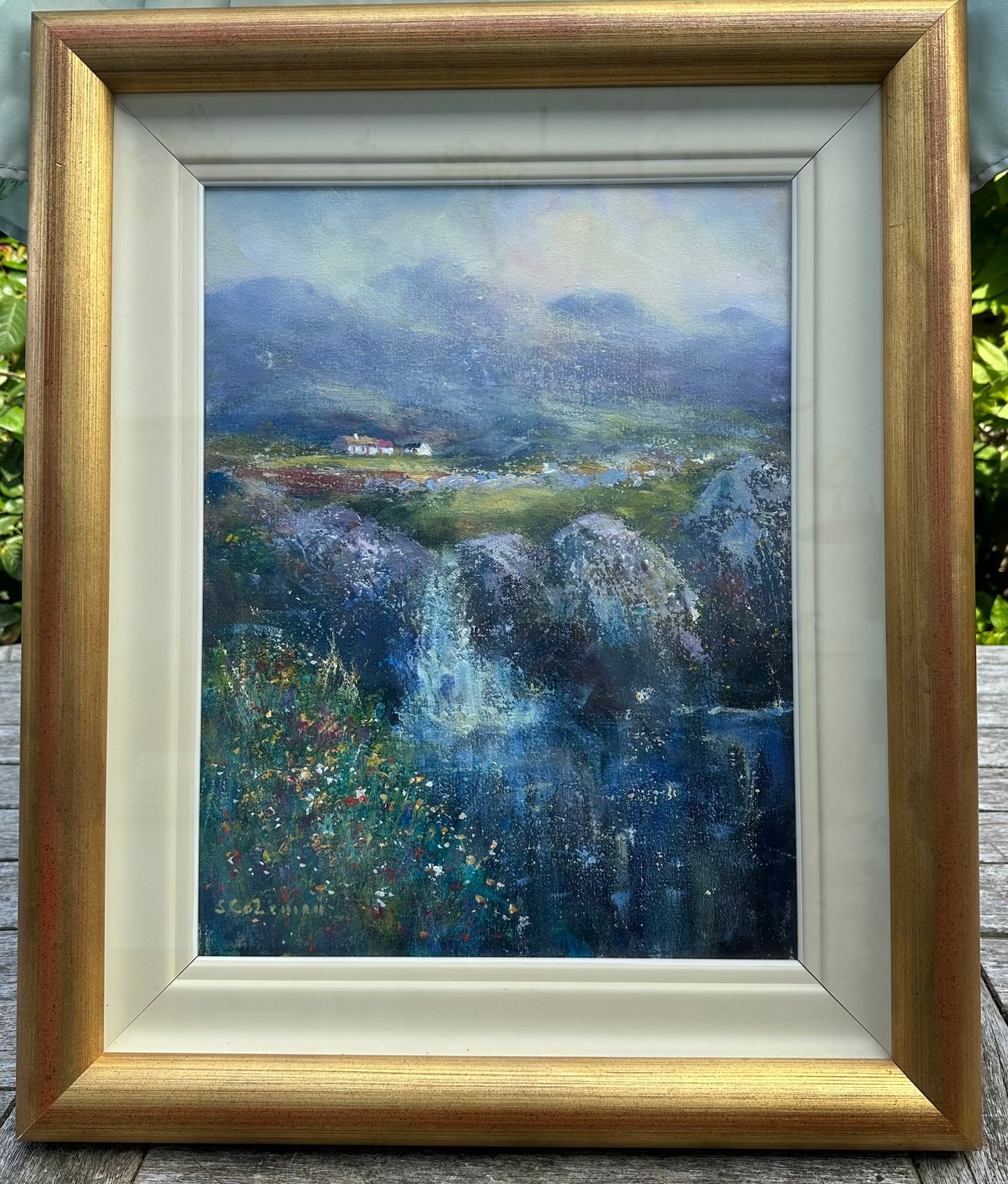Seamus Coleman (Irish) Original Oil on Canvas "Cottage at Naam" Galway 64x53cm