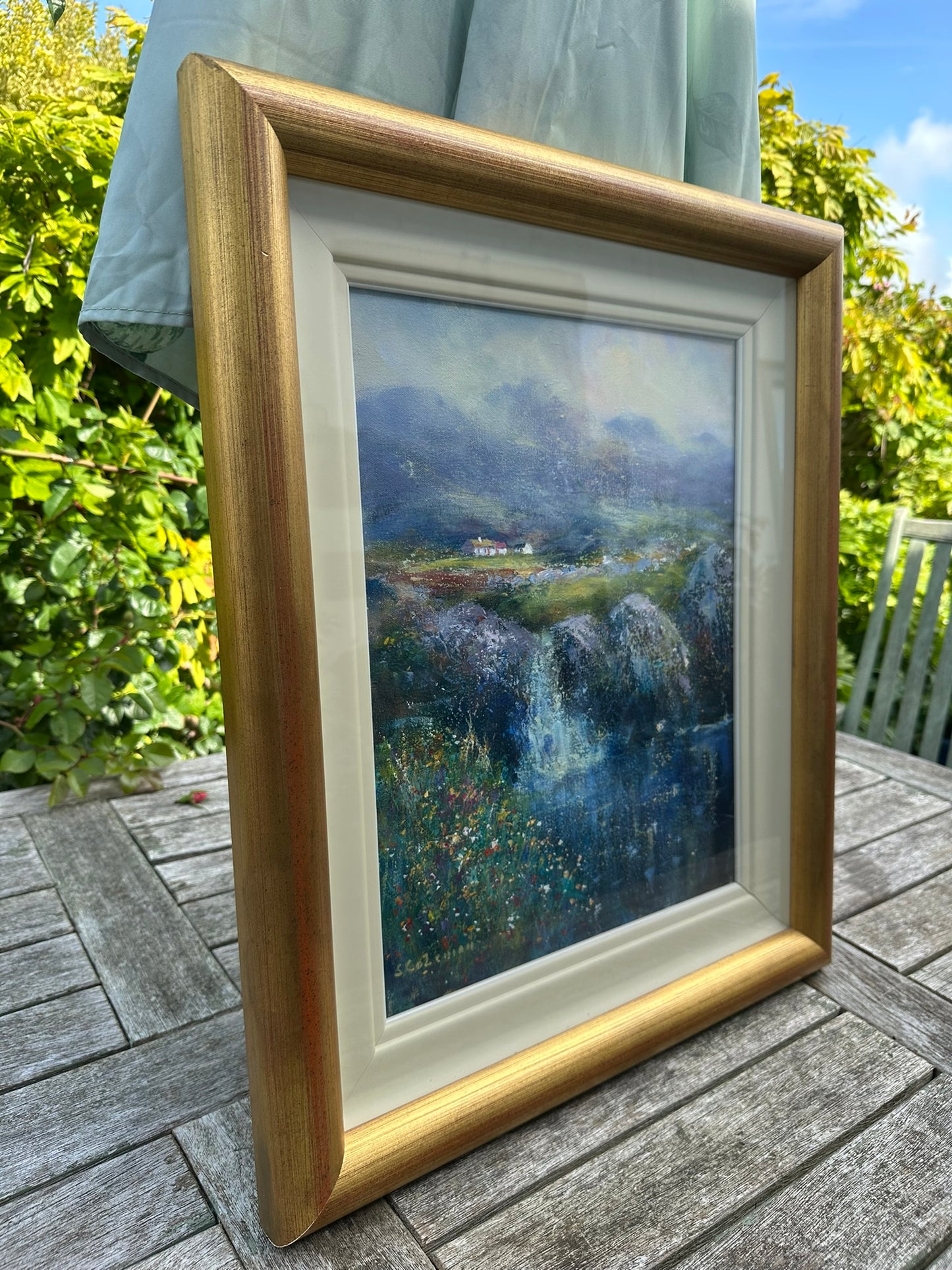 Seamus Coleman (Irish) Original Oil on Canvas "Cottage at Naam" Galway 64x53cm