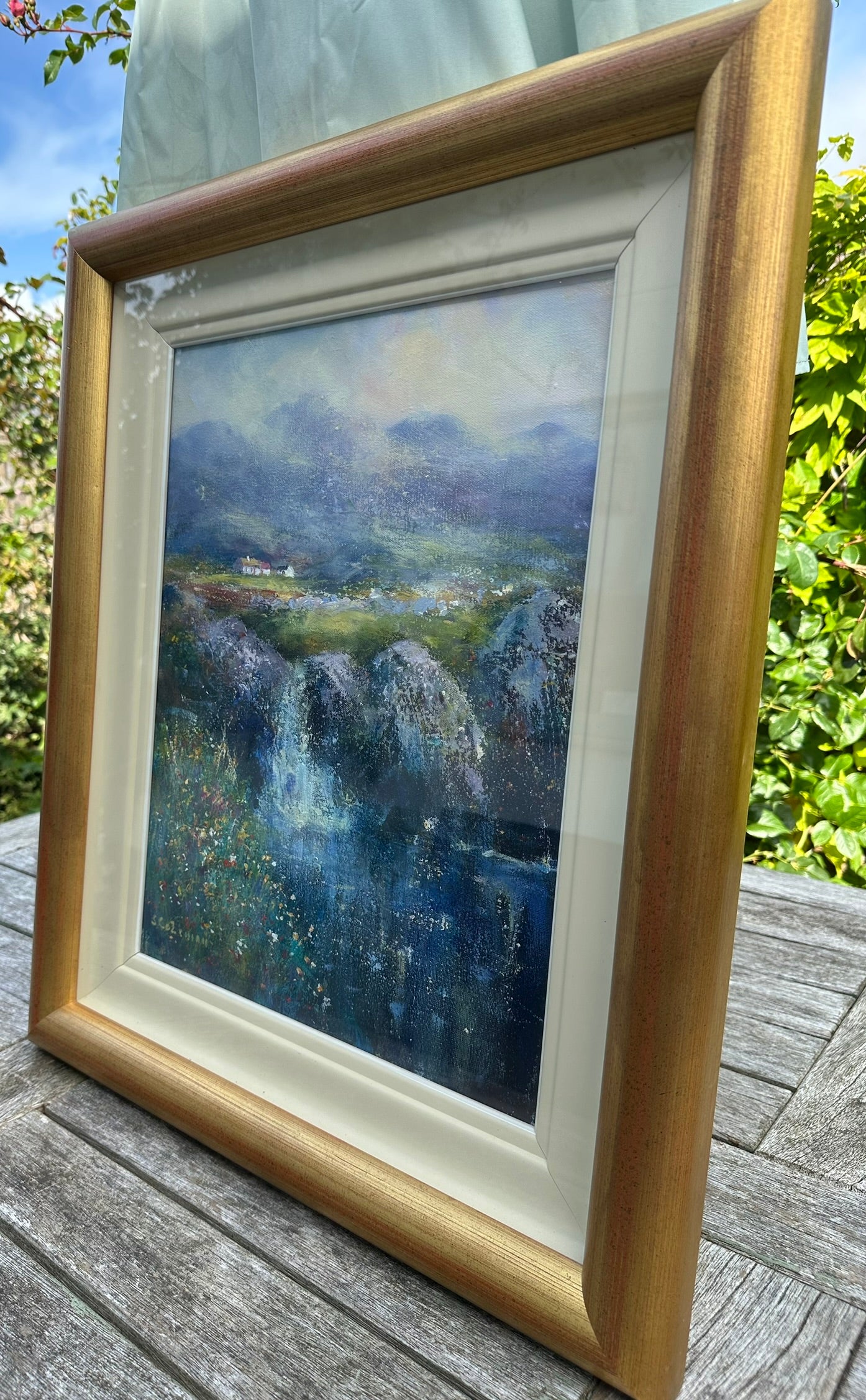 Seamus Coleman (Irish) Original Oil on Canvas "Cottage at Naam" Galway 64x53cm