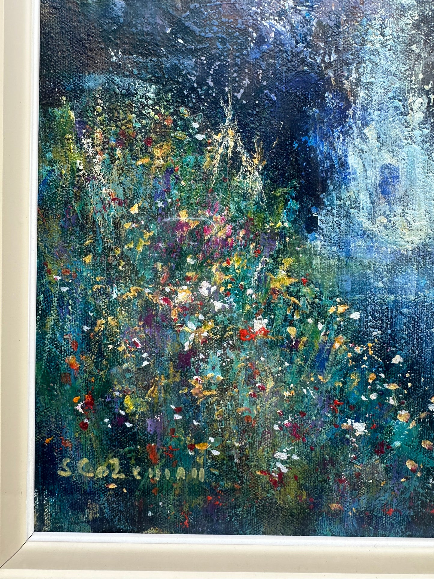 Seamus Coleman (Irish) Original Oil on Canvas "Cottage at Naam" Galway 64x53cm