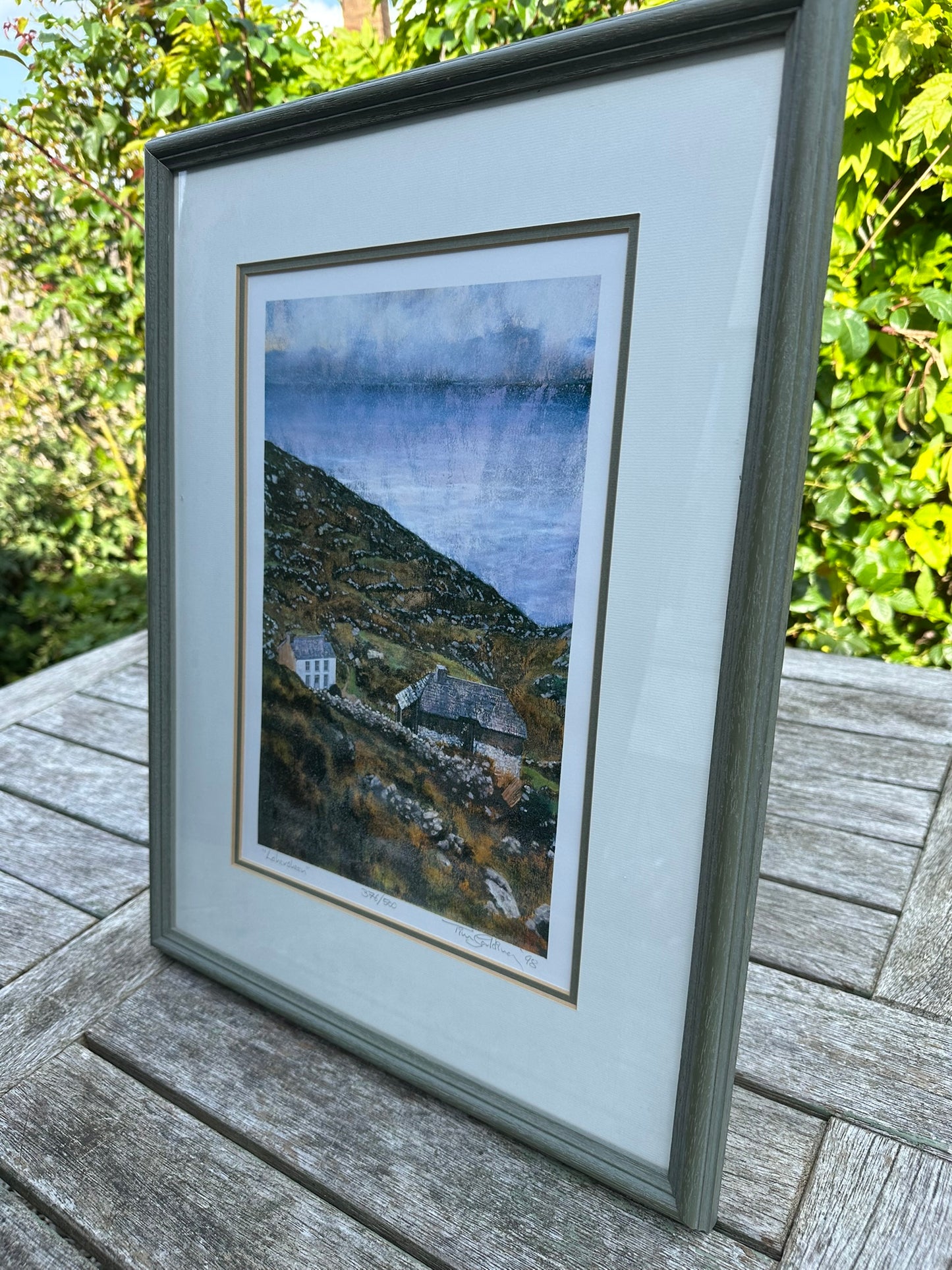Tim Goulding Lahersheen 1998 Signed Limited Edition Print Irish 1998 54x41cm