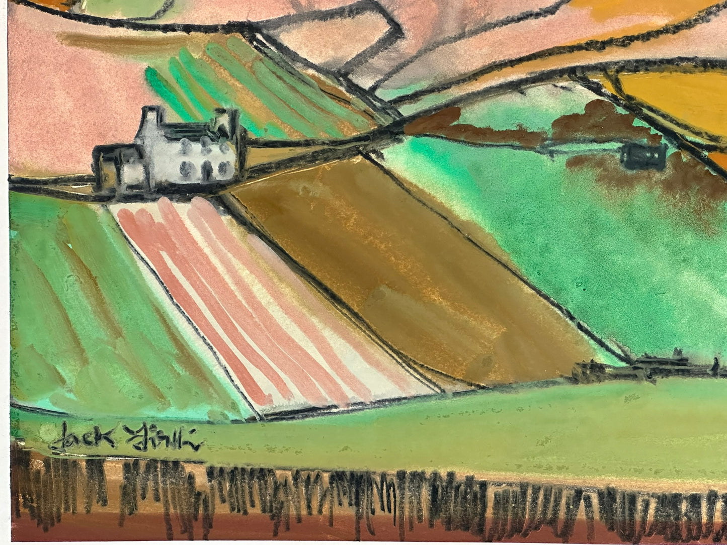 Jack Firth RSW (1917-2010) - Strip Fields, Achagarve