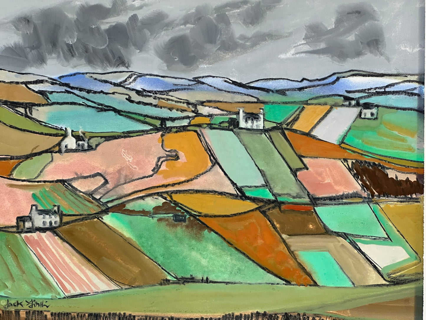 Jack Firth RSW (1917-2010) - Strip Fields, Achagarve