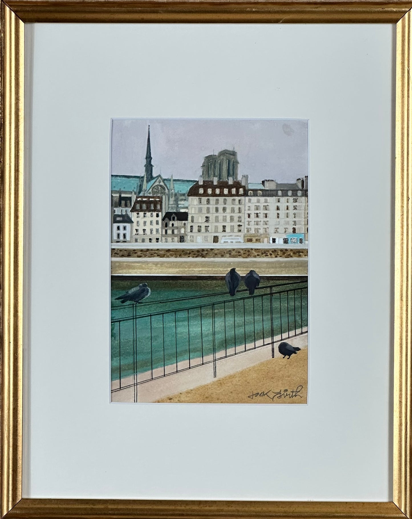 Jack Firth RSW (1917-2010) - Ile de la Cite