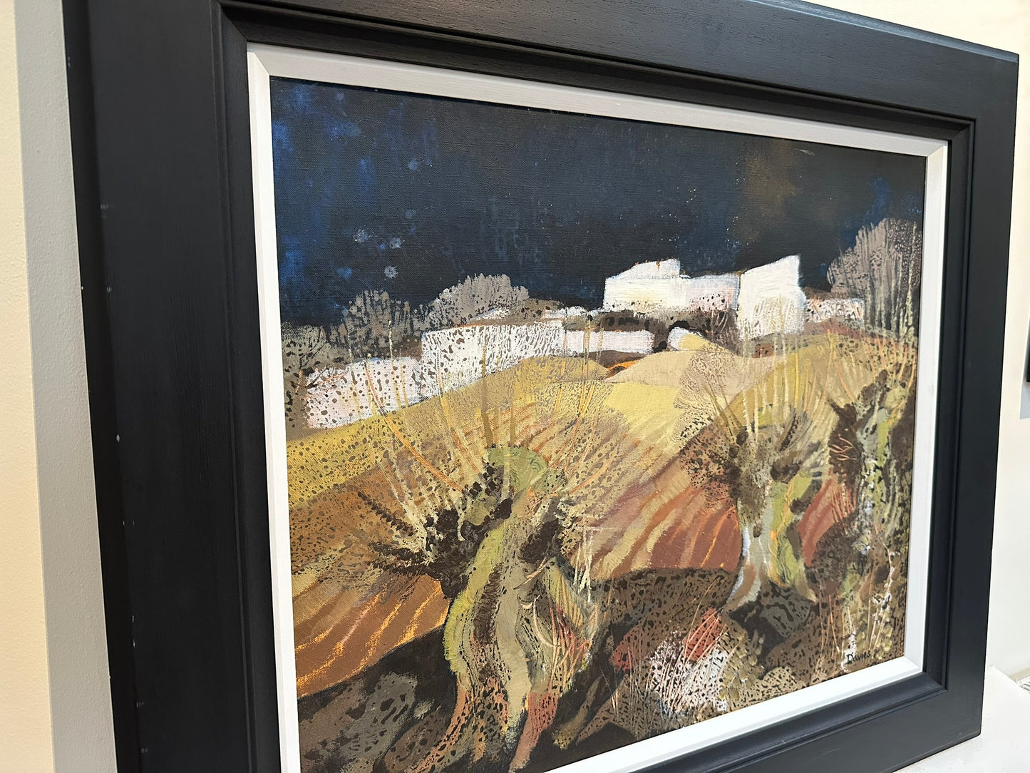 Colin Davies (1934) - A Continental Landscape - Original Oil Painting 60x50cm