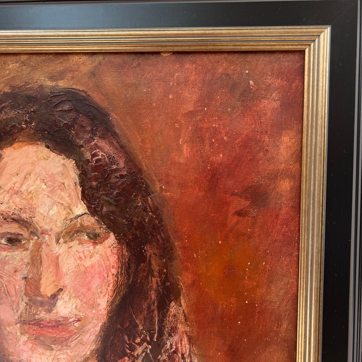 Ronald Ossory Dunlop RA RBA NEAC (Irish) Oil Portrait Female 50x40cm Signed 1967