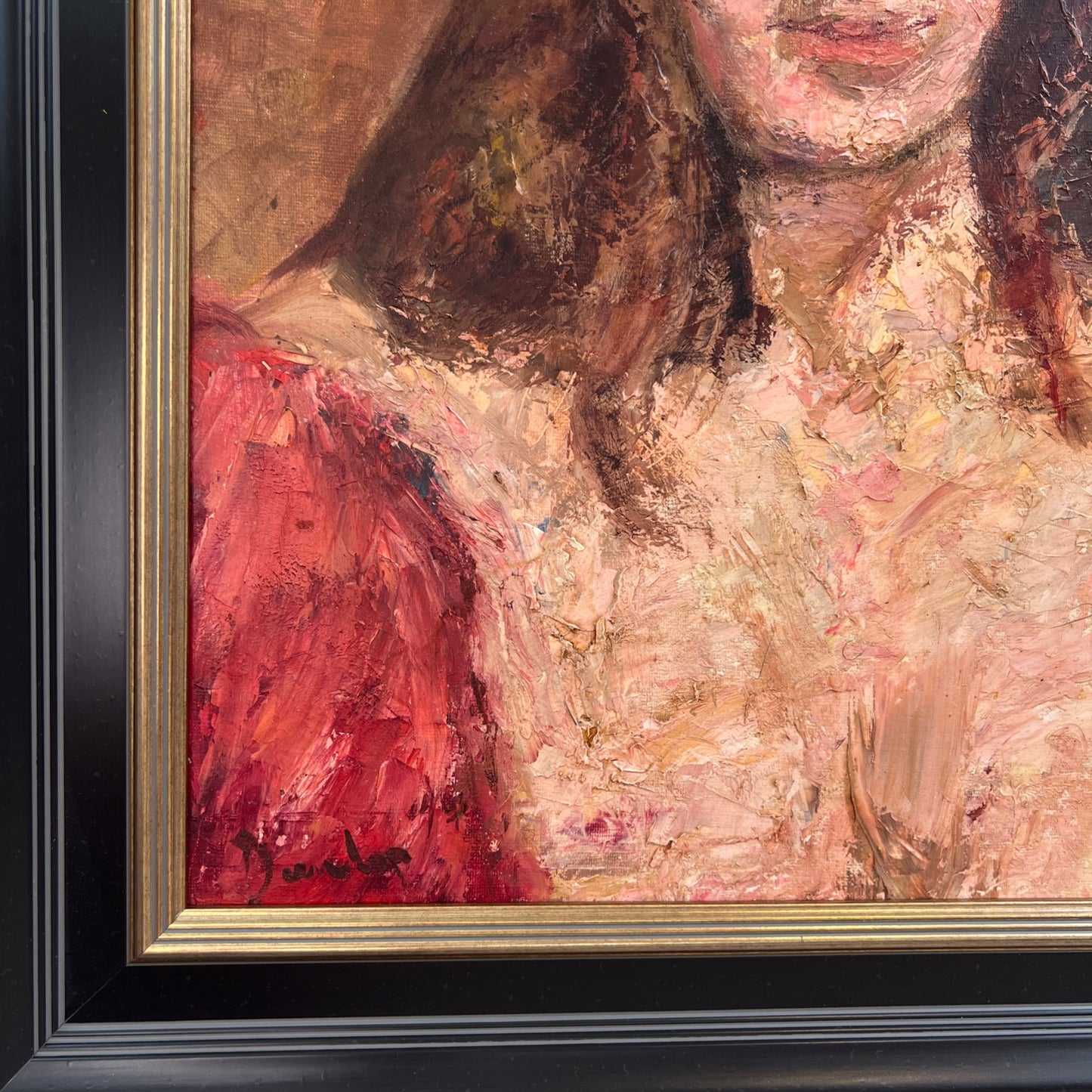 Ronald Ossory Dunlop RA RBA NEAC (Irish) Oil Portrait Female 50x40cm Signed 1967