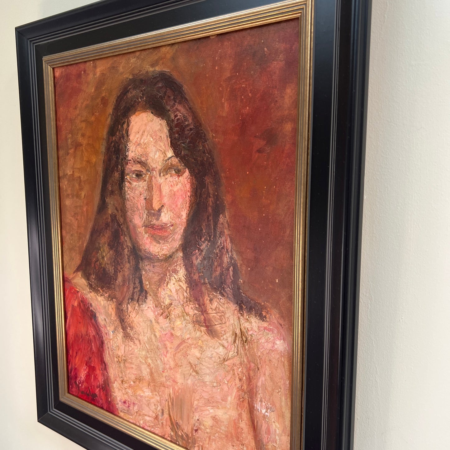 Ronald Ossory Dunlop RA RBA NEAC (Irish) Oil Portrait Female 50x40cm Signed 1967