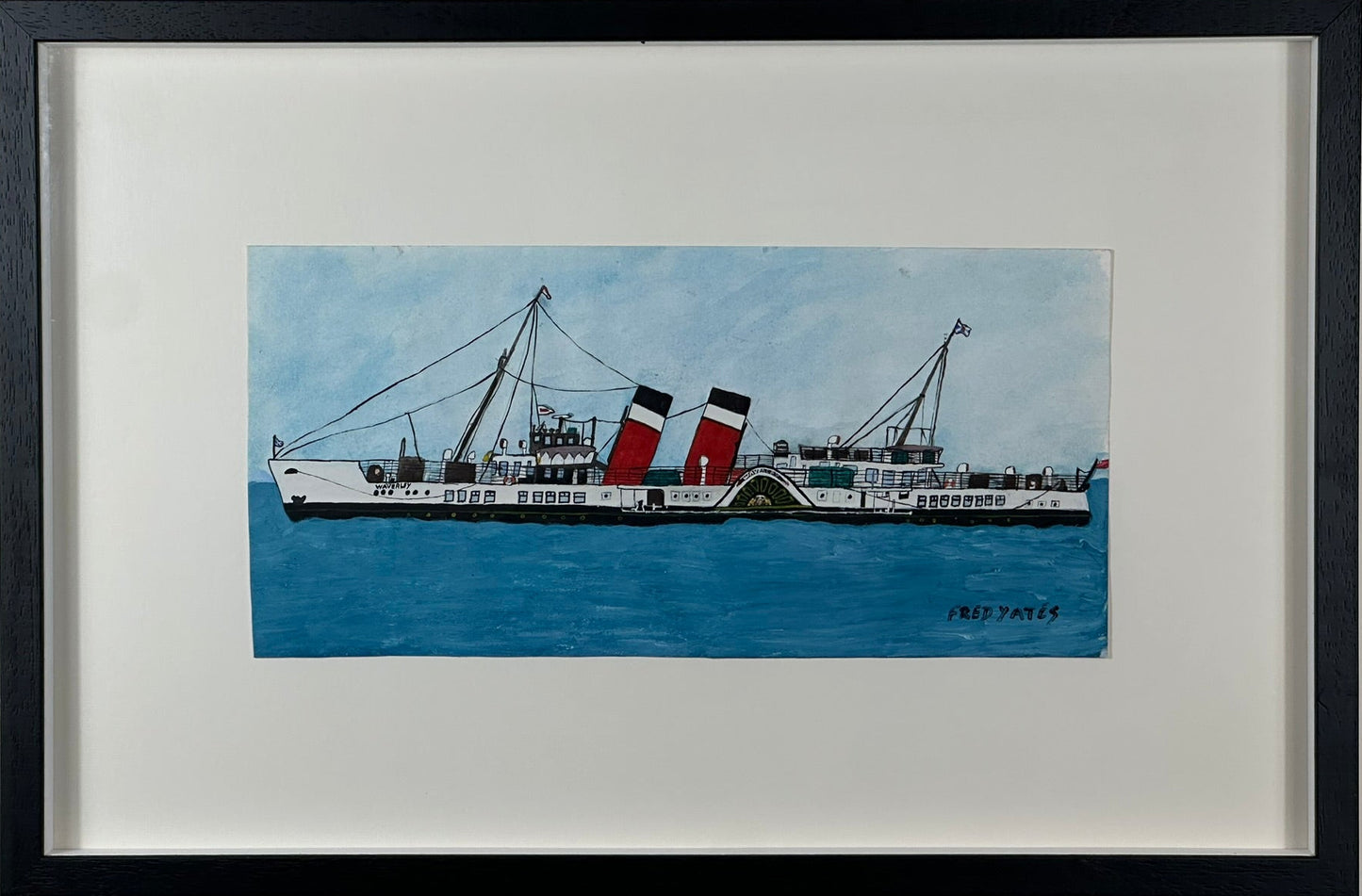 Fred Yates (1922 to 2008) - A Steamship, Waverley