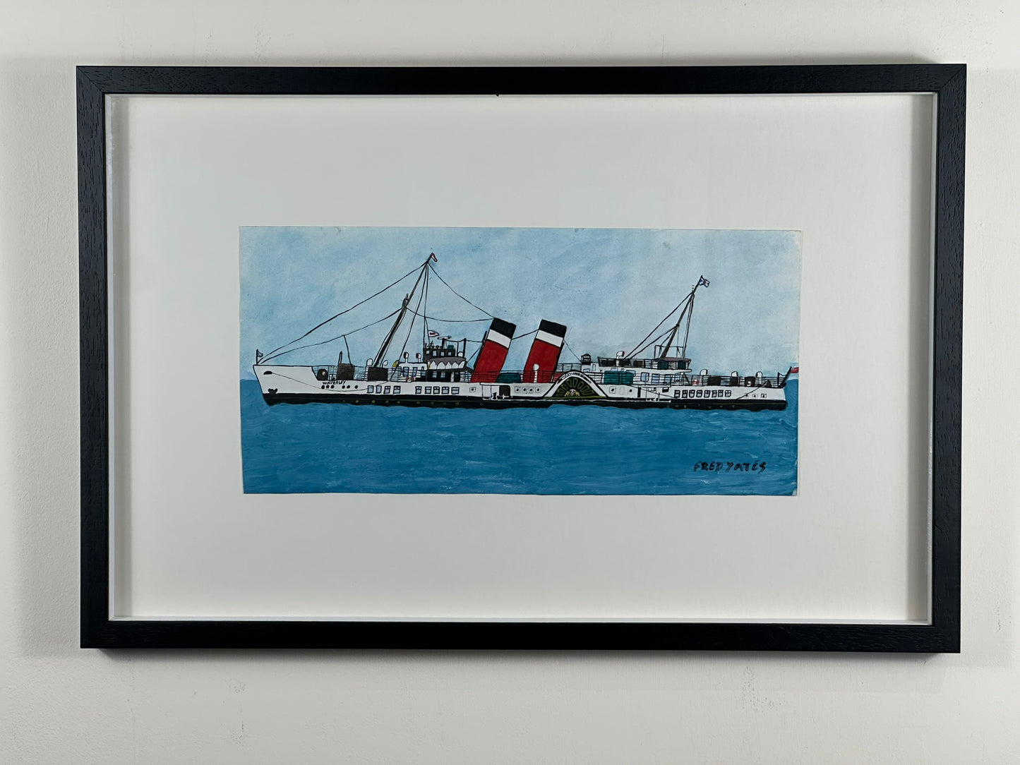 Fred Yates (1922 to 2008) - A Steamship, Waverley
