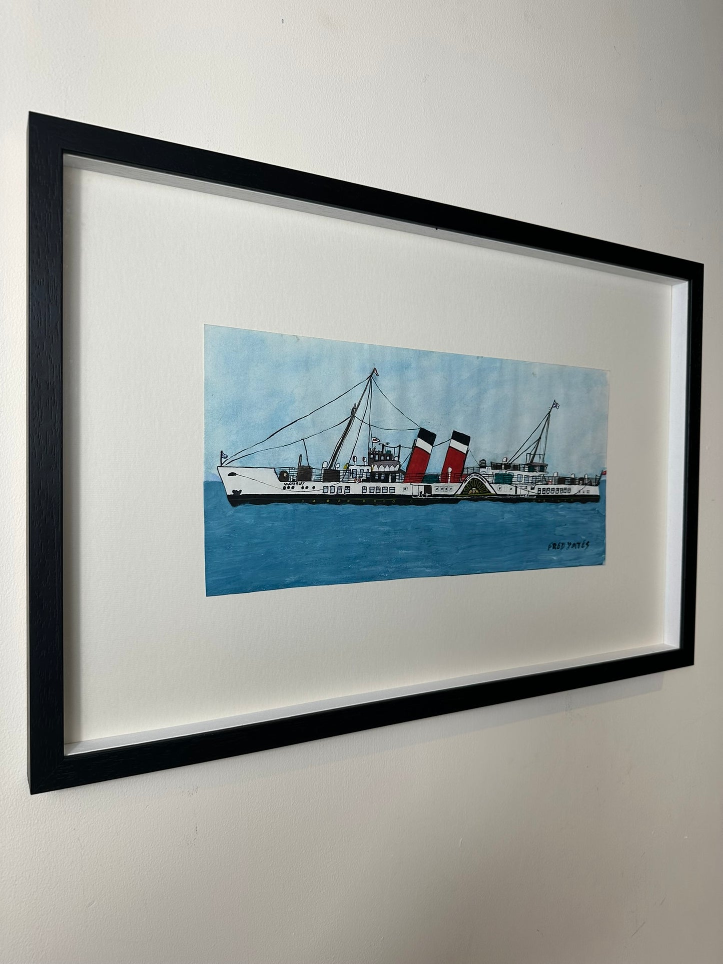 Fred Yates (1922 to 2008) - A Steamship, Waverley