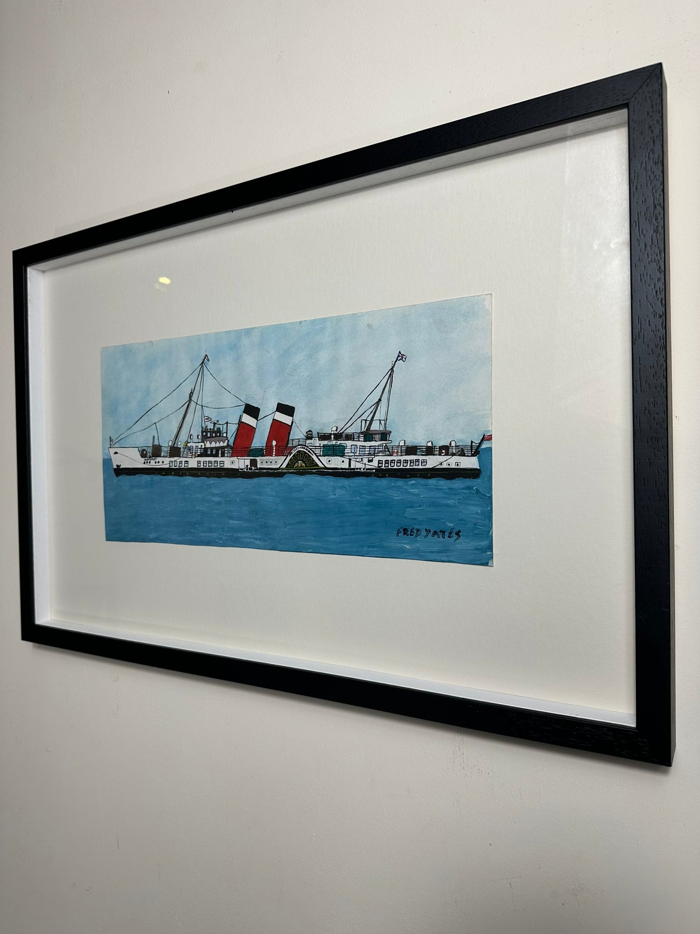 Fred Yates (1922 to 2008) - A Steamship, Waverley
