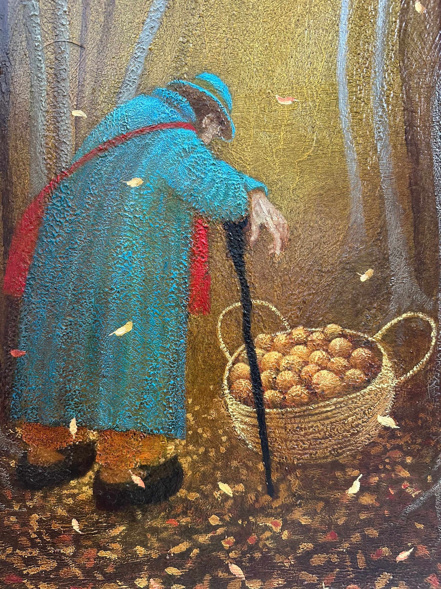 Simon Garden RWA (b.1960), Basket, Original Oil on Board