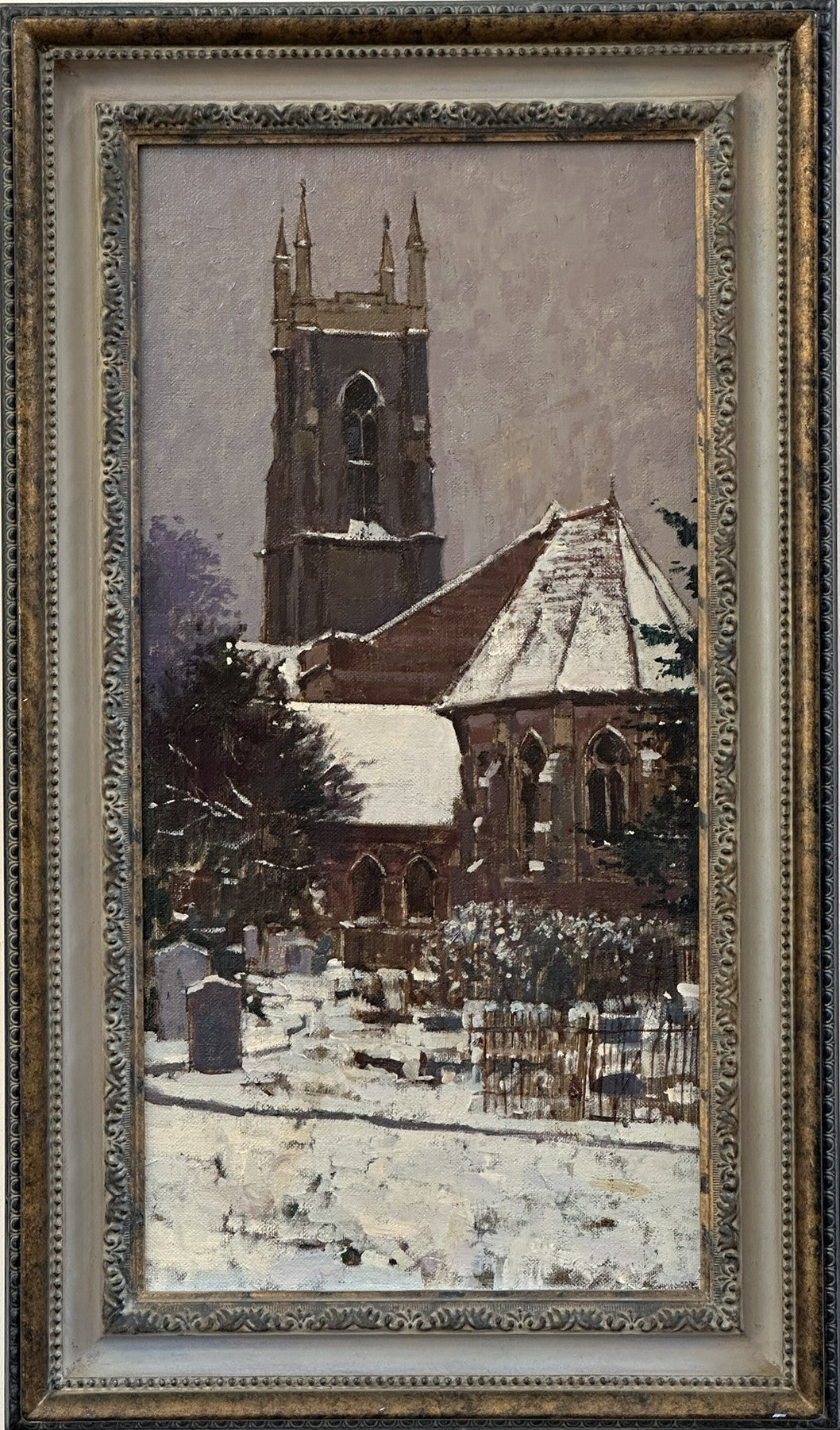 David Sawyer RBA (born 1961) - St Nicholas Church, Tooting, London