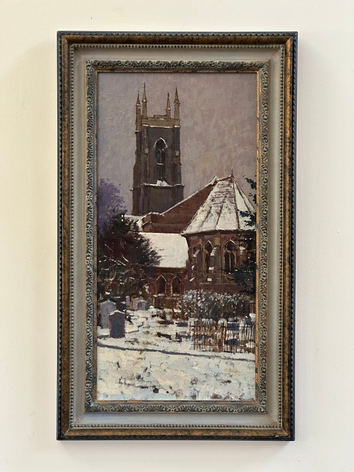 David Sawyer RBA (born 1961) - St Nicholas Church, Tooting, London