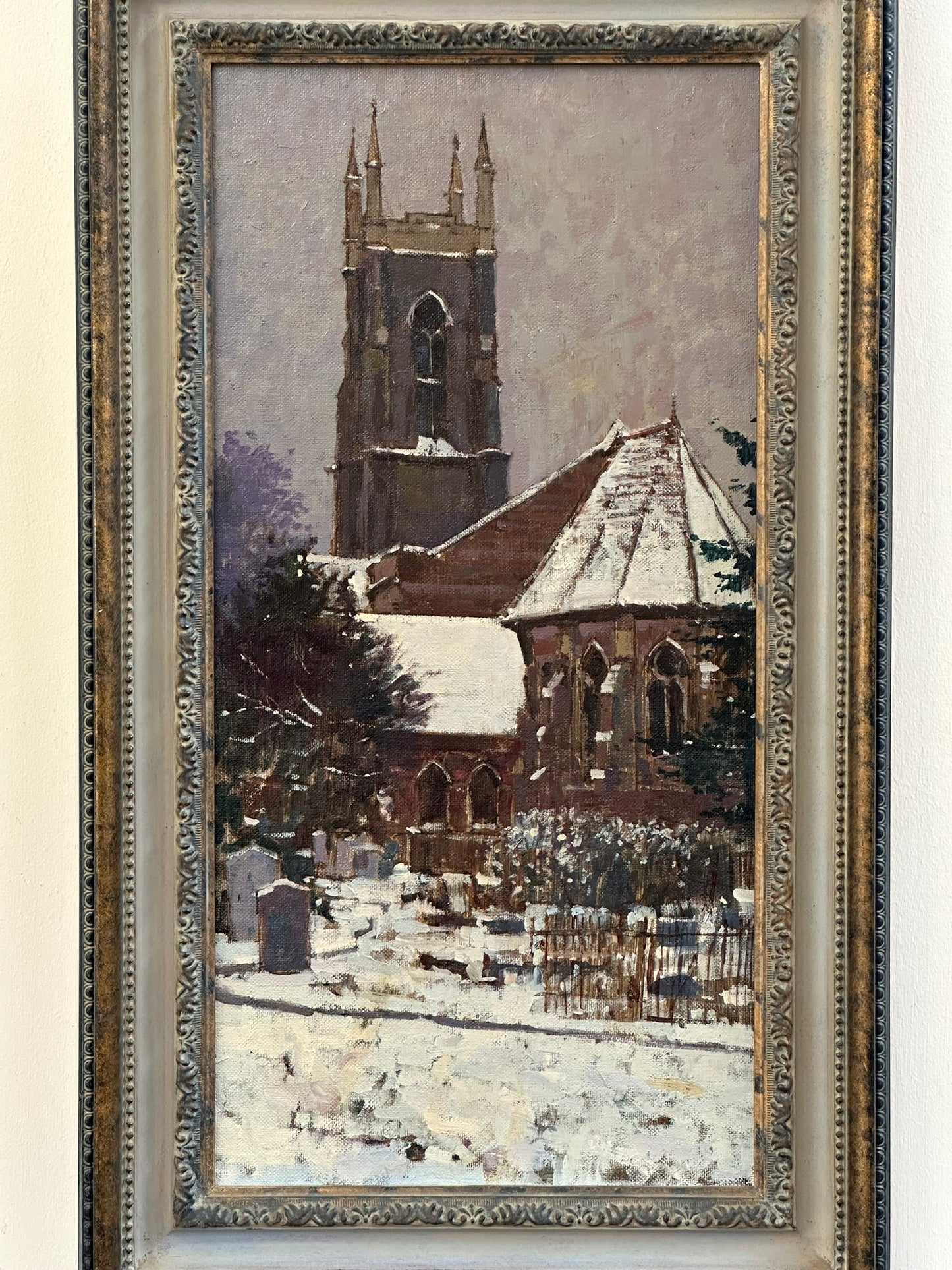 David Sawyer RBA (born 1961) - St Nicholas Church, Tooting, London