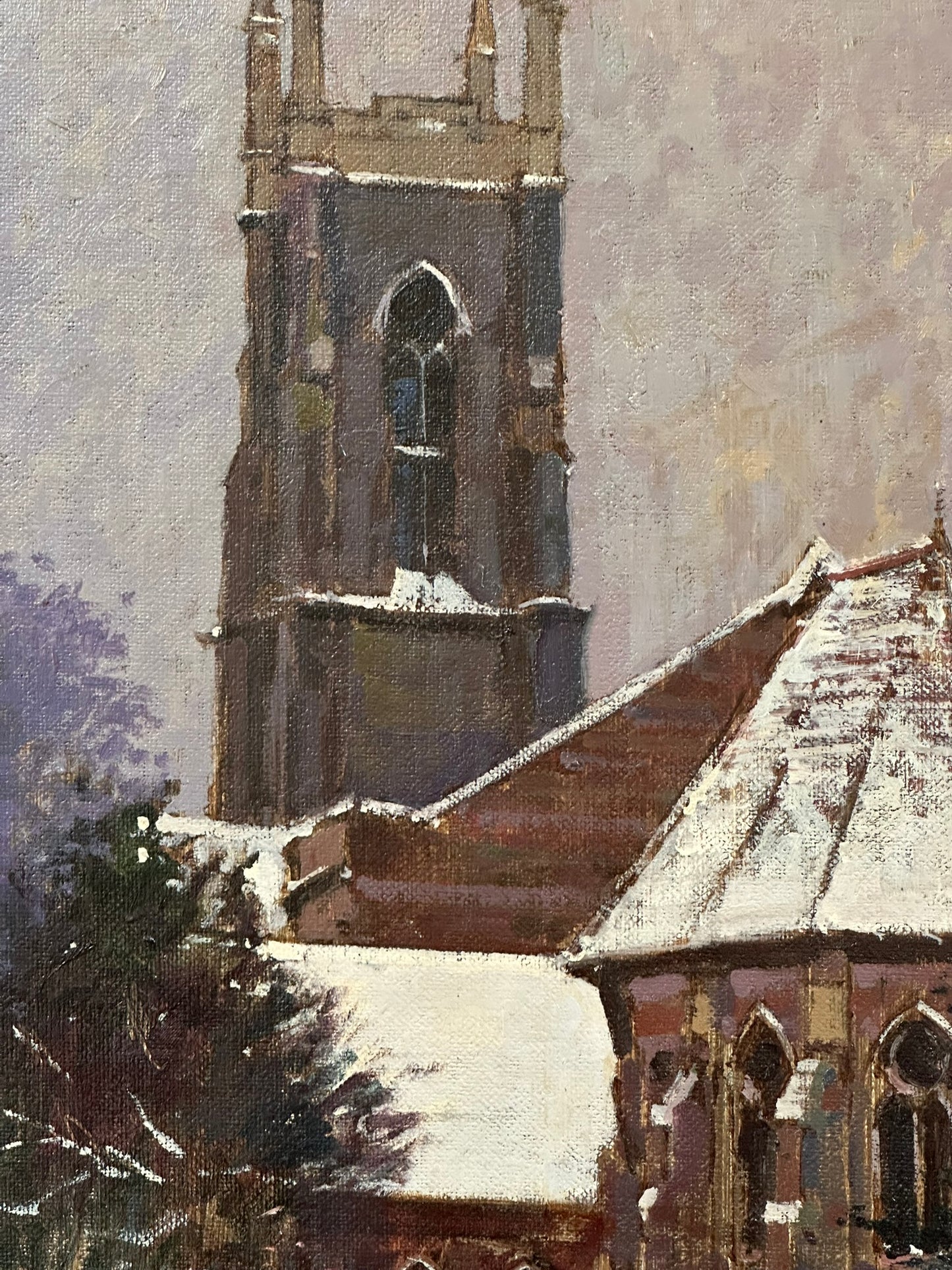 David Sawyer RBA (born 1961) - St Nicholas Church, Tooting, London