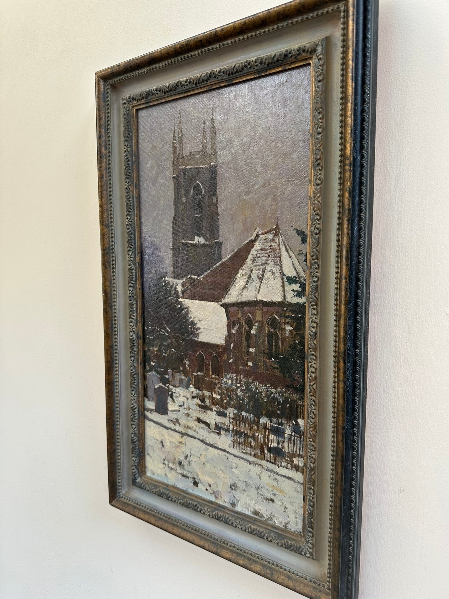 David Sawyer RBA (born 1961) - St Nicholas Church, Tooting, London