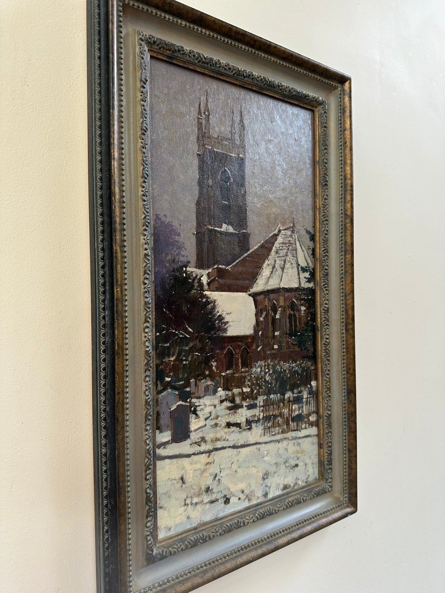 David Sawyer RBA (born 1961) - St Nicholas Church, Tooting, London
