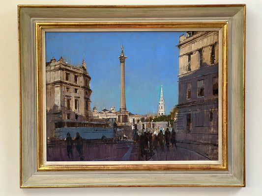David Sawyer RBA (born 1961) - Late Afternoon, Trafalgar Square
