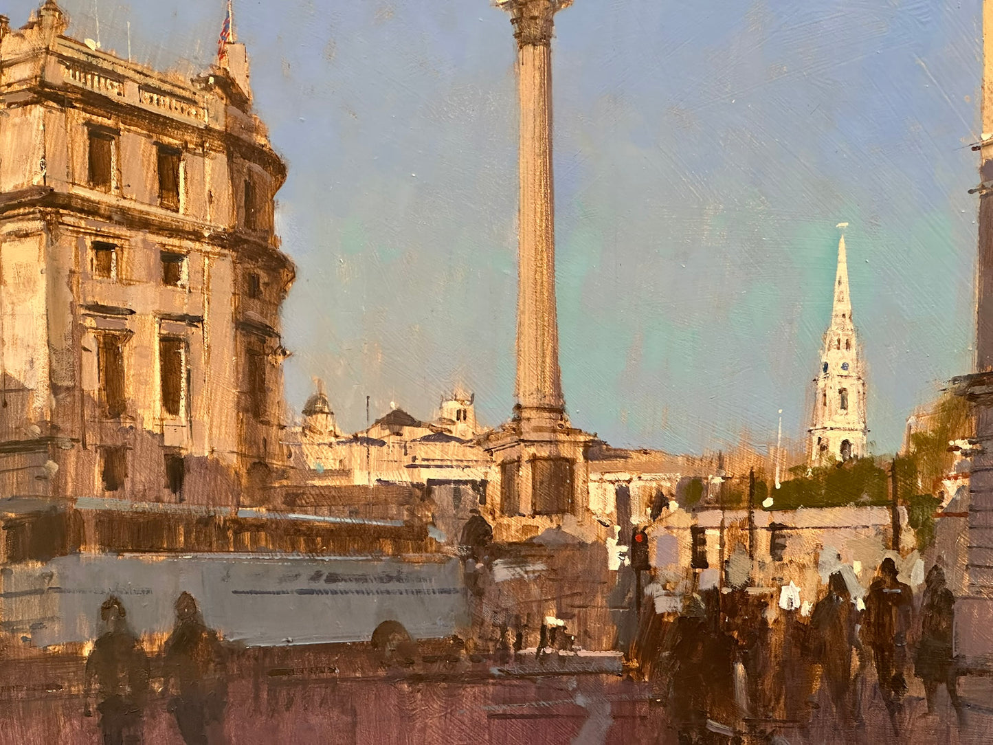 David Sawyer RBA (born 1961) - Late Afternoon, Trafalgar Square