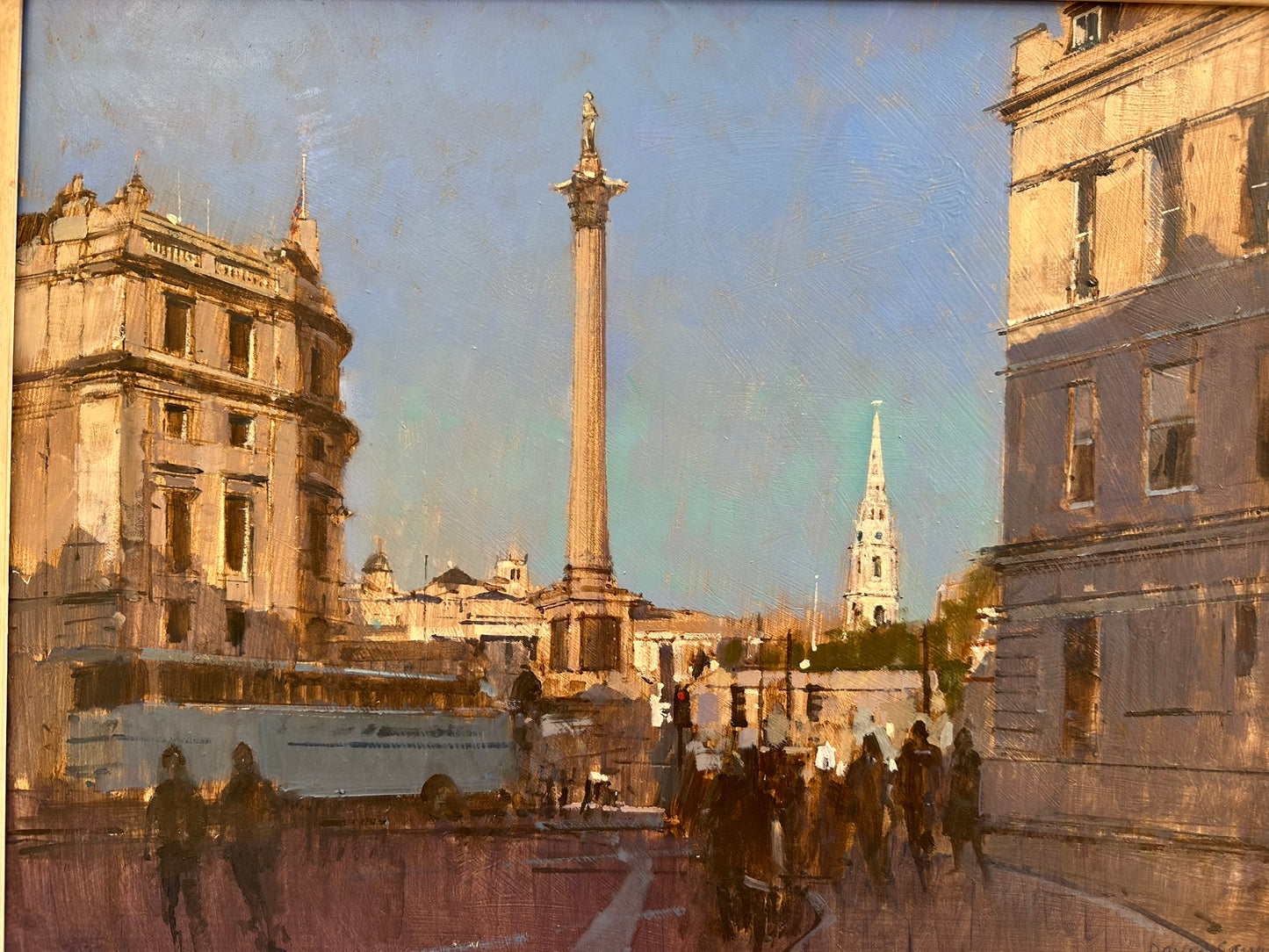 David Sawyer RBA (born 1961) - Late Afternoon, Trafalgar Square